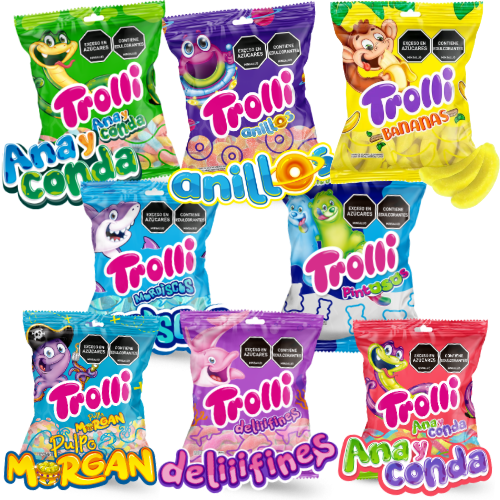 Gomitas Trolli x unidad